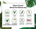 Mom's Secret Clear Organic Vegan Lip Gloss