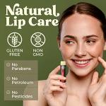 Organic Lip Balm Set by Earth's Daughter - 6 Pack