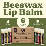 Organic Lip Balm Set by Earth's Daughter - 6 Pack