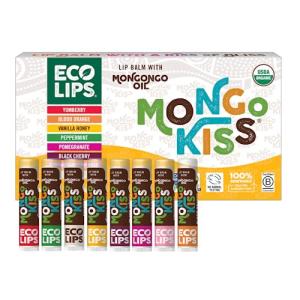 Mongo Kiss Organic Lip Balm Set - 8 Pack