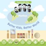 Kids' Sustainable Make-Up Set with Mirror & Brush