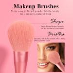 Vegan Makeup Brush Set with Storage Bag