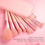 Vegan Makeup Brush Set with Storage Bag