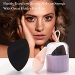 Vegan Makeup Sponge for Flawless Application, Black