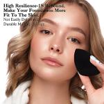 Vegan Makeup Sponge for Flawless Application, Black