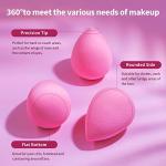 BEAKEY 6-Piece Makeup Sponge Set in Pink