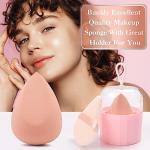 Makeup Sponge Set with Holder for Flawless Application