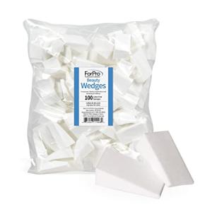 100 Pack of be PRO Disposable Wedge Sponges
