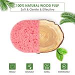 Organic Soft Face Sponges for Cleansing and Exfoliating