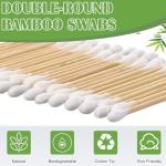5000 Organic Bamboo Cotton Swabs for Makeup