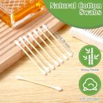 5000 Organic Bamboo Cotton Swabs for Makeup