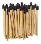 Eco-Friendly Bamboo Eye Shadow Applicators - Soft Tip