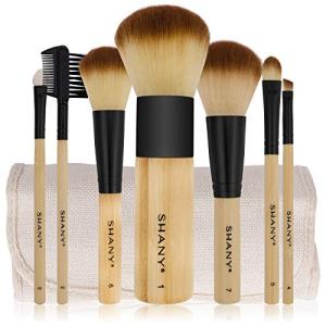 SHANY Vegan Bamboo Makeup Brush Set with Pouch