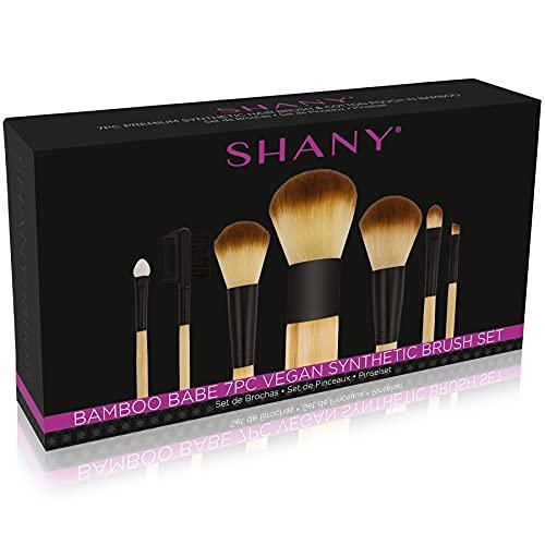 SHANY Vegan Bamboo Makeup Brush Set with Pouch