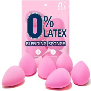 BEAKEY 6-Piece Makeup Sponge Set in Pink