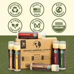 Organic Lip Balm Set by Earth's Daughter - 6 Pack