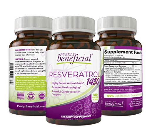 Potent Resveratrol for Anti-Aging & Cardio Support