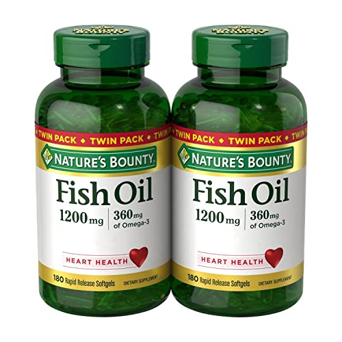 Nature’s Bounty Fish Oil Twin Pack - Heart Healthy Omega 3