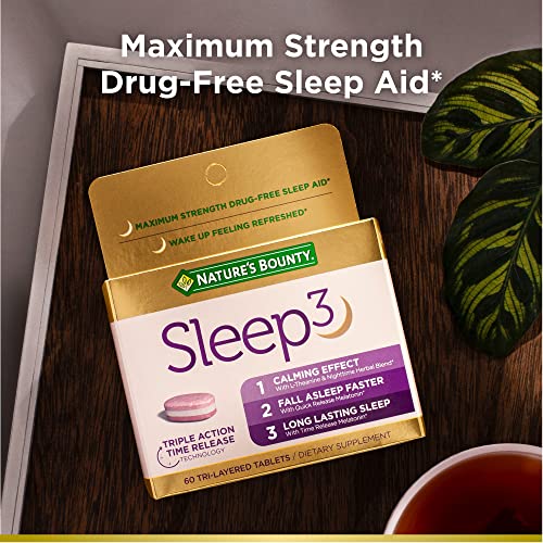 Sleep3 Melatonin 10mg: Maximum Strength Sleep Aid