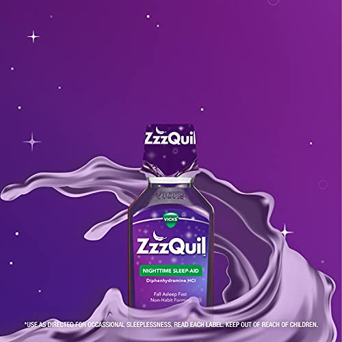ZzzQuil Nighttime Sleep Aid, 2-Pack, Warming Berry