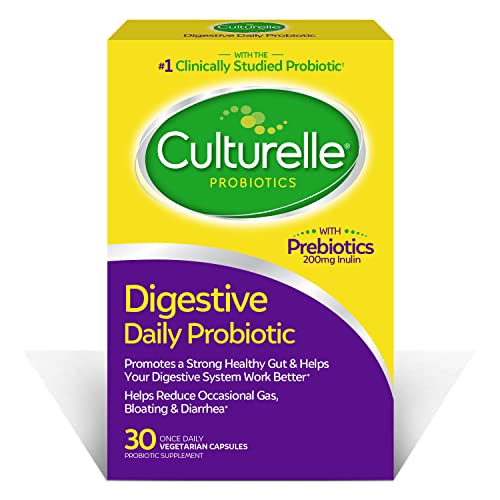Culturelle Daily Probiotic Capsules, Clinically Studied for Digestive Health