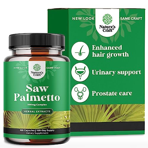 Saw Palmetto Capsules for Prostate & Hair Loss
