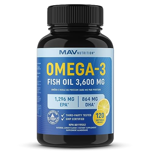 Omega 3 Fish Oil | 3600mg | Essential Fatty Acids