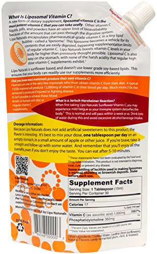 Liposomal Vitamin C 1000mg Liquid (2-Pack 60 Doses)