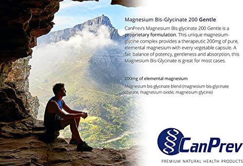 CanPrev Magnesium Bisglycinate Capsules - High Absorption Supplement