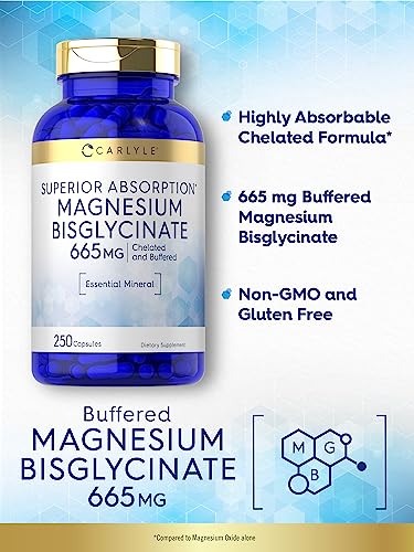 Carlyle Magnesium: Chelated Essential Mineral | Non-GMO