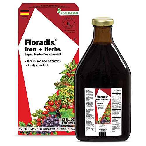 Floradix Vegetarian Liquid Iron & Herbs Supplement