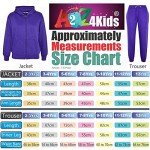 A2Z Purple Unisex Kids Tracksuit Hoodie