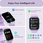 Purple Smart Watch with Alexa – Calls & Fitness Tracking