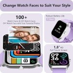 Purple Smart Watch with Alexa – Calls & Fitness Tracking