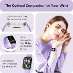 Purple Smart Watch with Alexa – Calls & Fitness Tracking