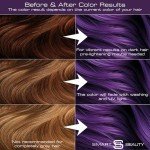 Amethyst Purple Permanent Hair Dye with Care