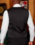 Purple Paisley Slim Fit Steampunk Waistcoat