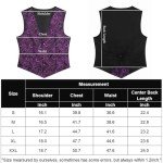 Purple Paisley Slim Fit Steampunk Waistcoat