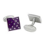 Purple Tear Drop Cufflinks - Perfect Gift for Men