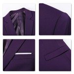 Purple Slim Fit 3 Piece Suit
