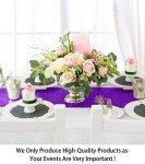 Purple Sequin Table Runner with Tassels