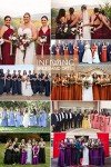 Purple Multiway Maxi Bridesmaid Dress for Women