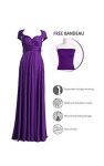 Purple Multi-Way Convertible Infinity Bridesmaid Dress
