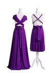 Purple Multi-Way Convertible Infinity Bridesmaid Dress