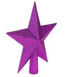 Purple Glitter Star Tree Topper for Christmas by Christmas Concepts®