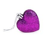 Glitter Heart-Shaped Christmas Tree Decorations by Christmas Concepts® (8 Pack)