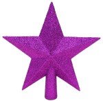 Purple Glitter Star Tree Topper for Christmas by Christmas Concepts®