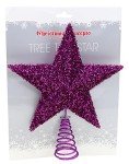 Sparkling Purple Christmas Tree Topper by Christmas Concepts®