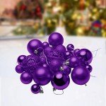 Purple Christmas Baubles (Set of 100)