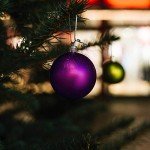 Purple Christmas Baubles (Set of 100)